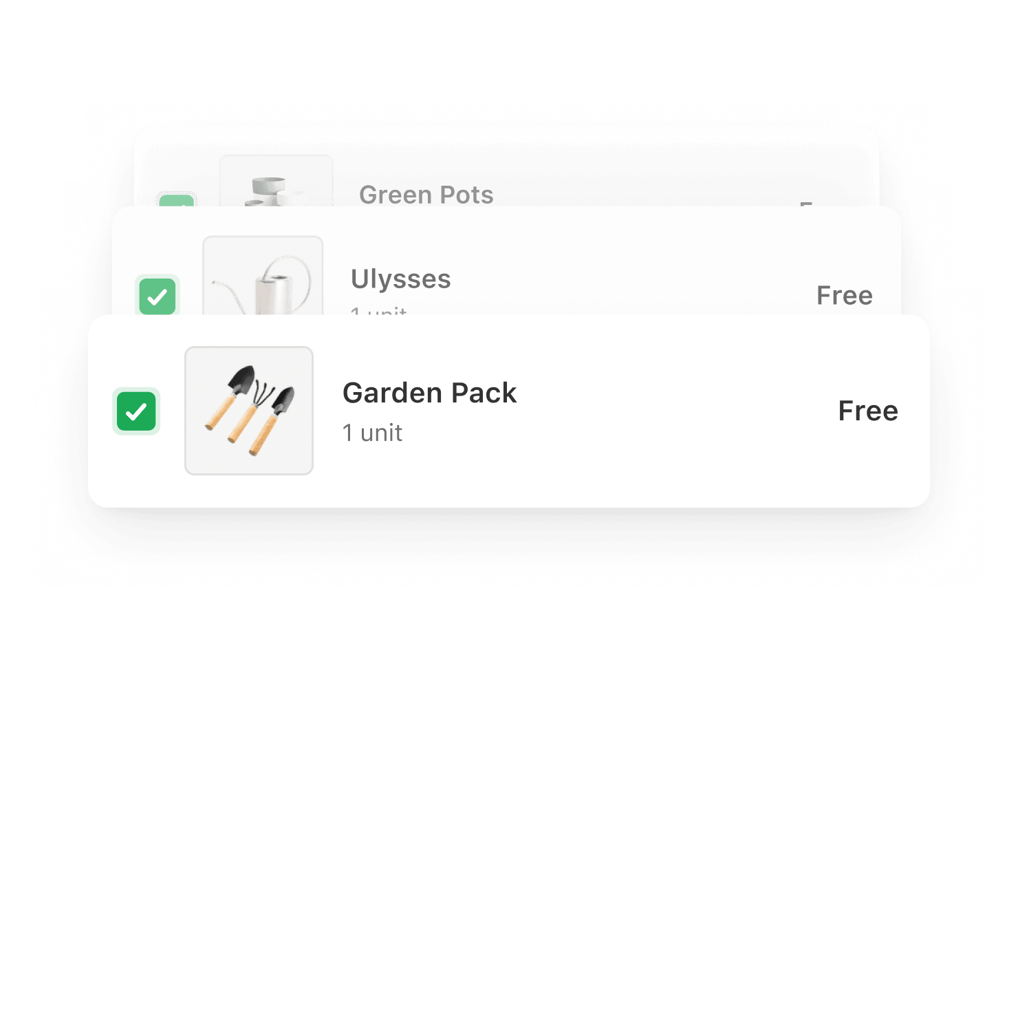 Checkbox upsell image
