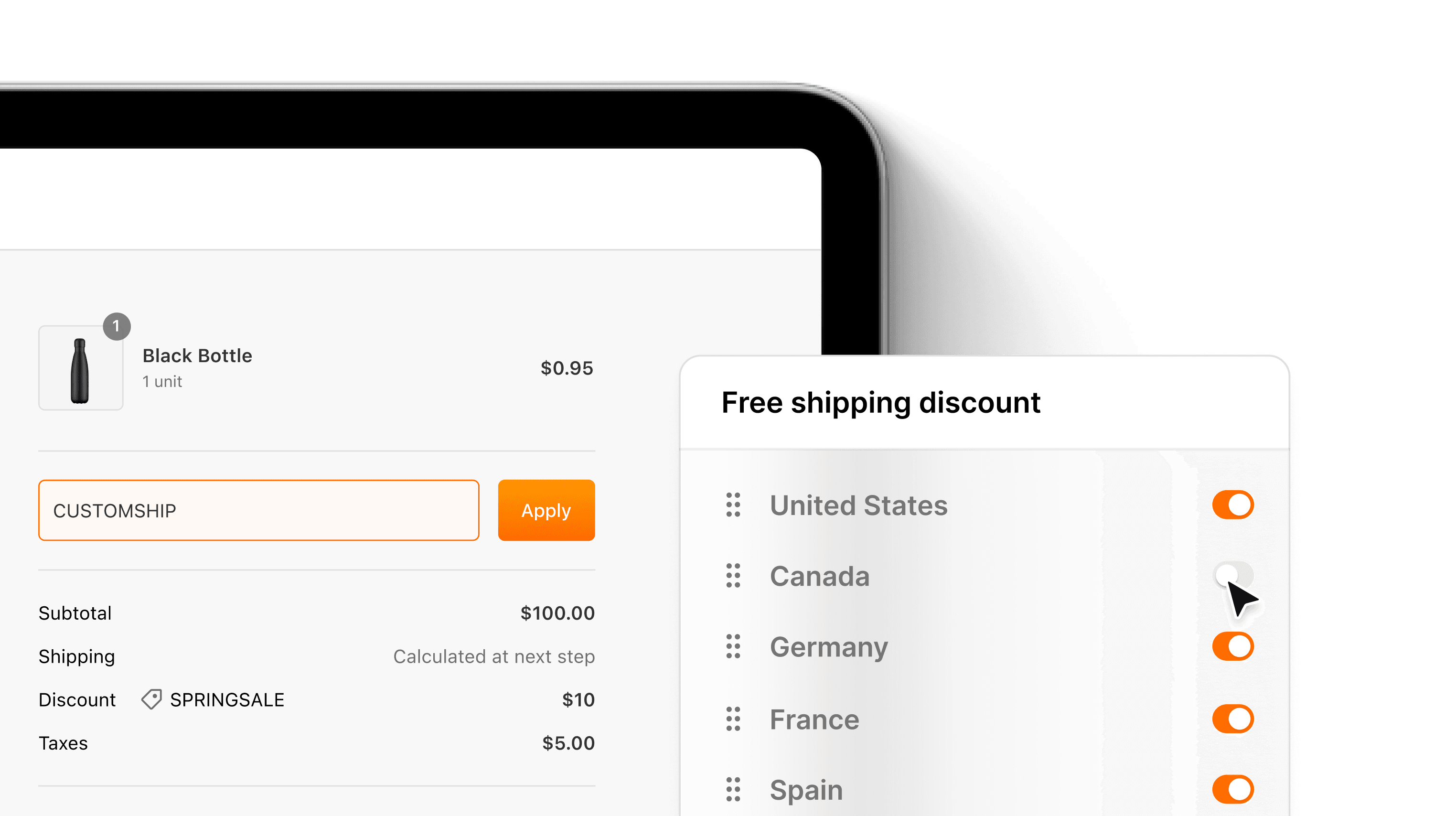 Custom discounts image