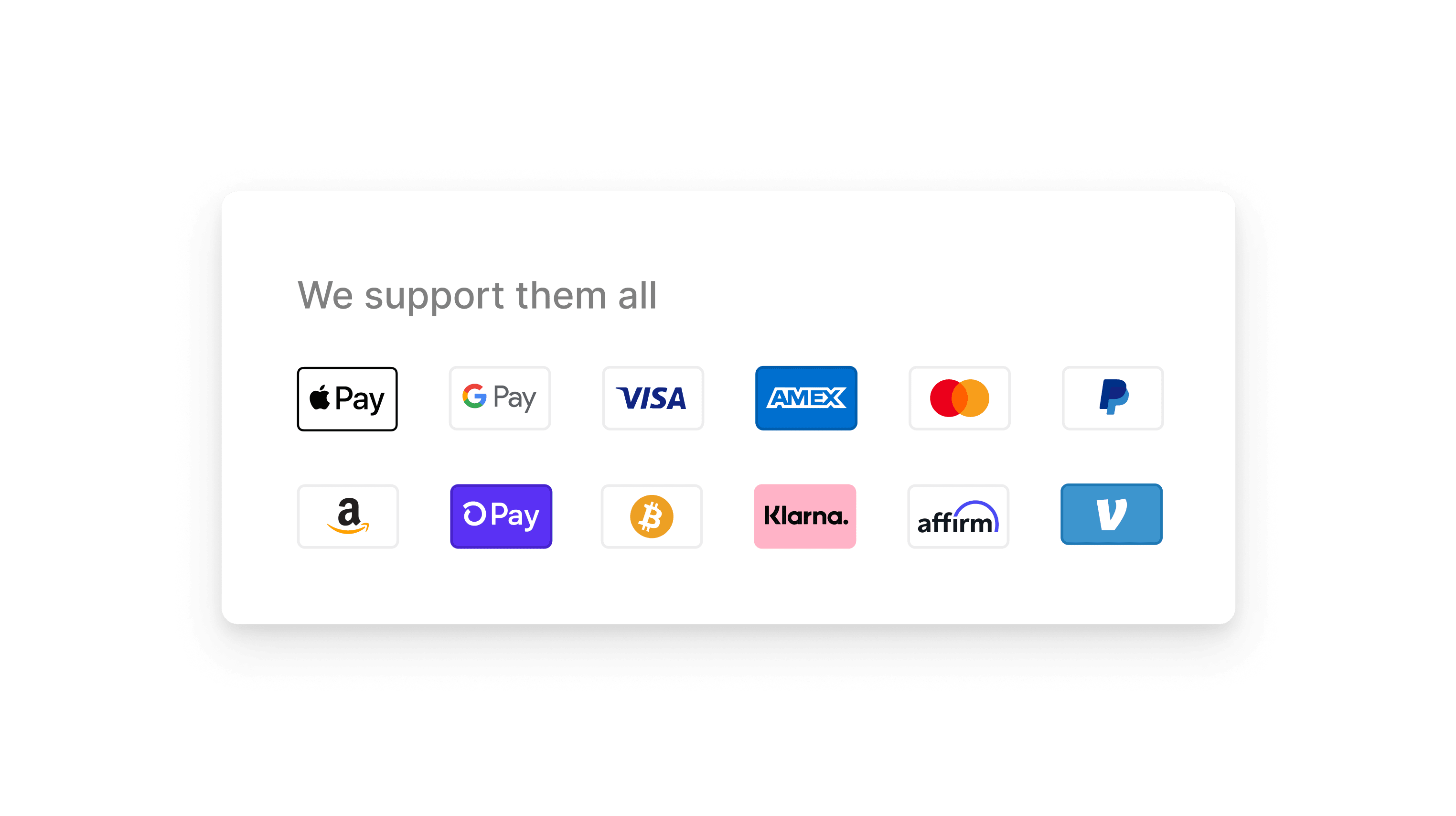 Payment icons block image