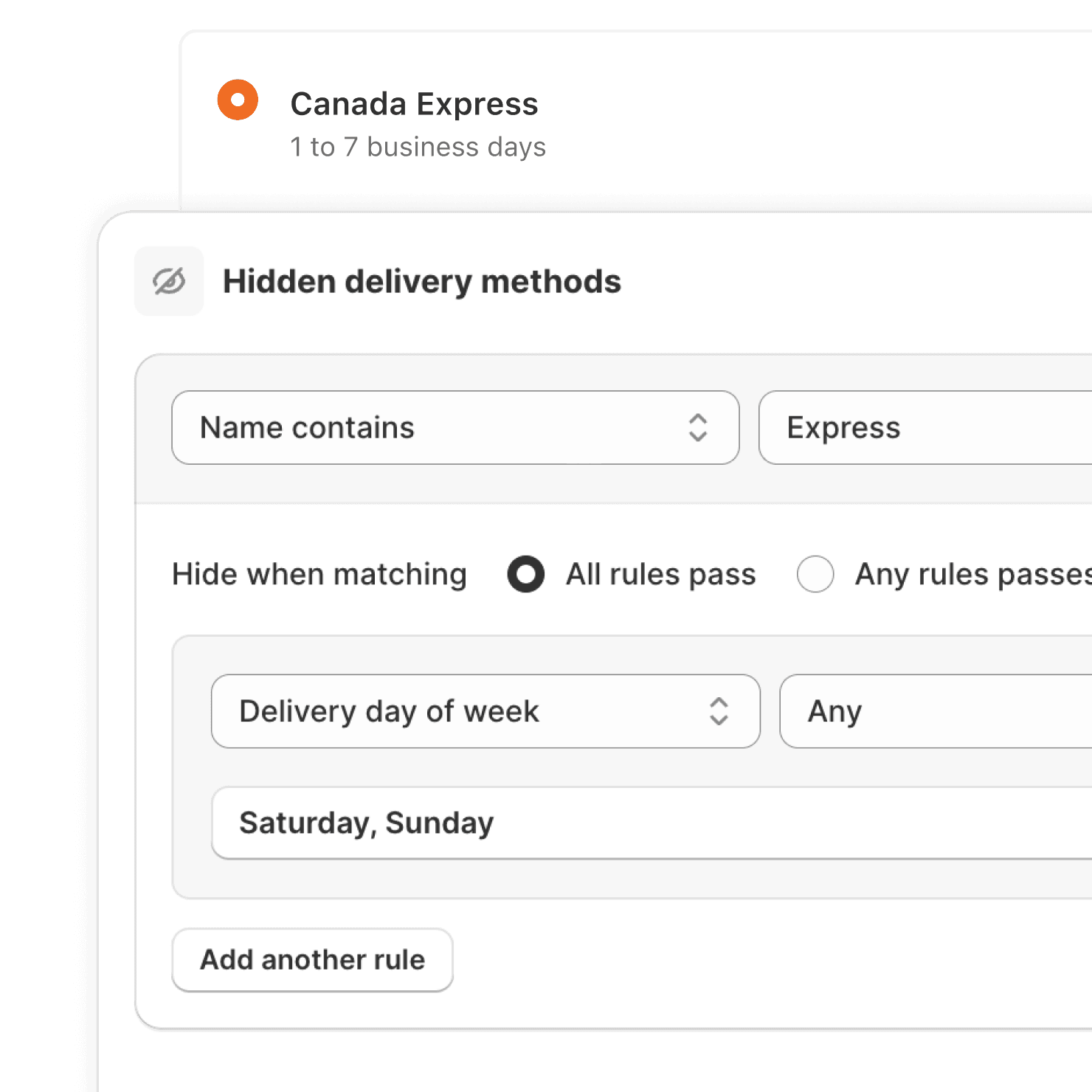 Hide delivery methods image